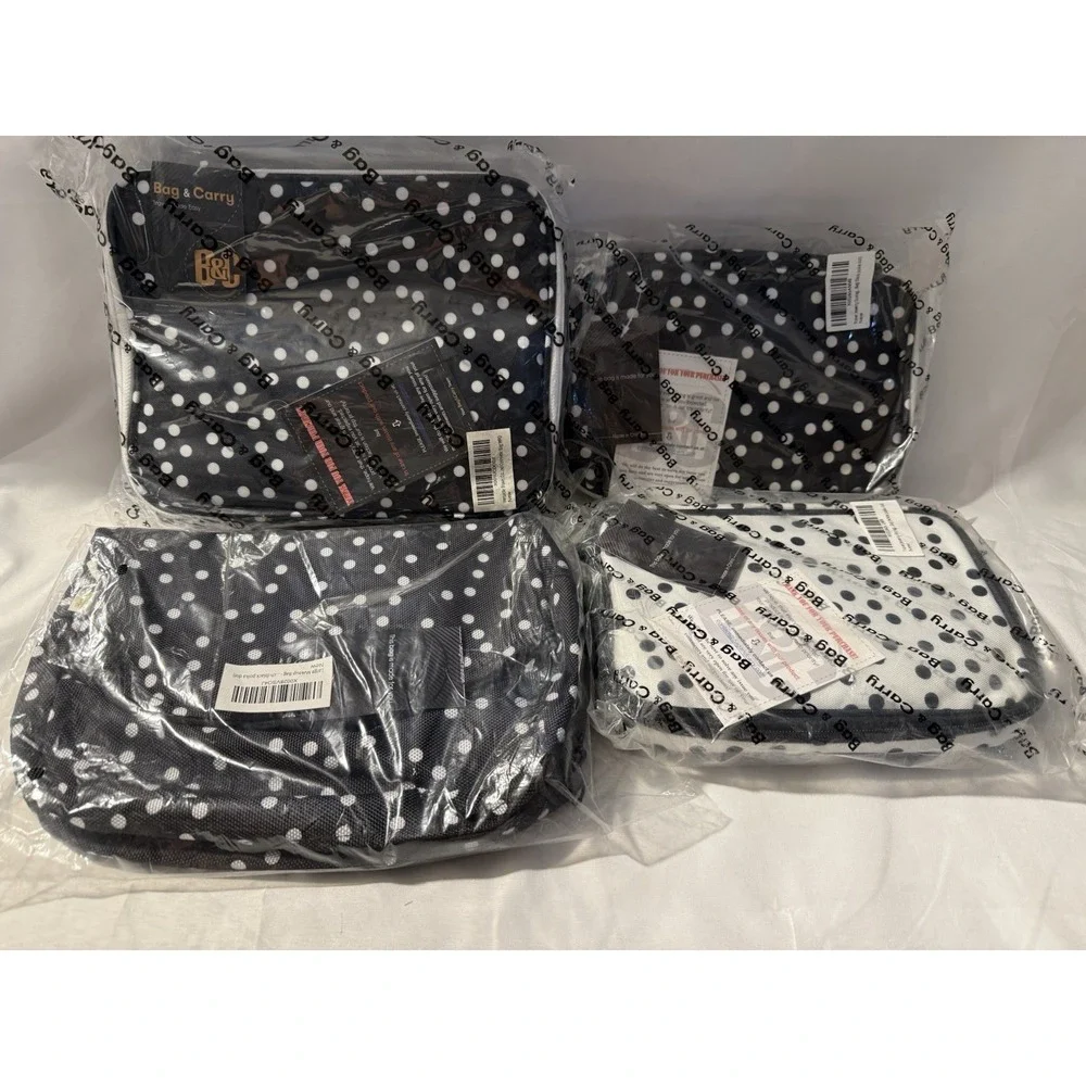 Bang Carson Travel Organizer Set 4 Pc Hanging Makeup Jewelry Bags NWT